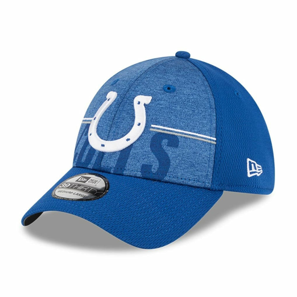Indianapolis Colts New Era 2023 NFL Training Camp 39THIRTY Flex Hat - Royal cheap