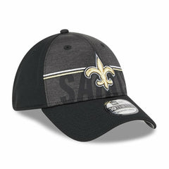 New Orleans Saints New Era 2023 NFL Training Camp 39THIRTY Flex Hat - Black discount