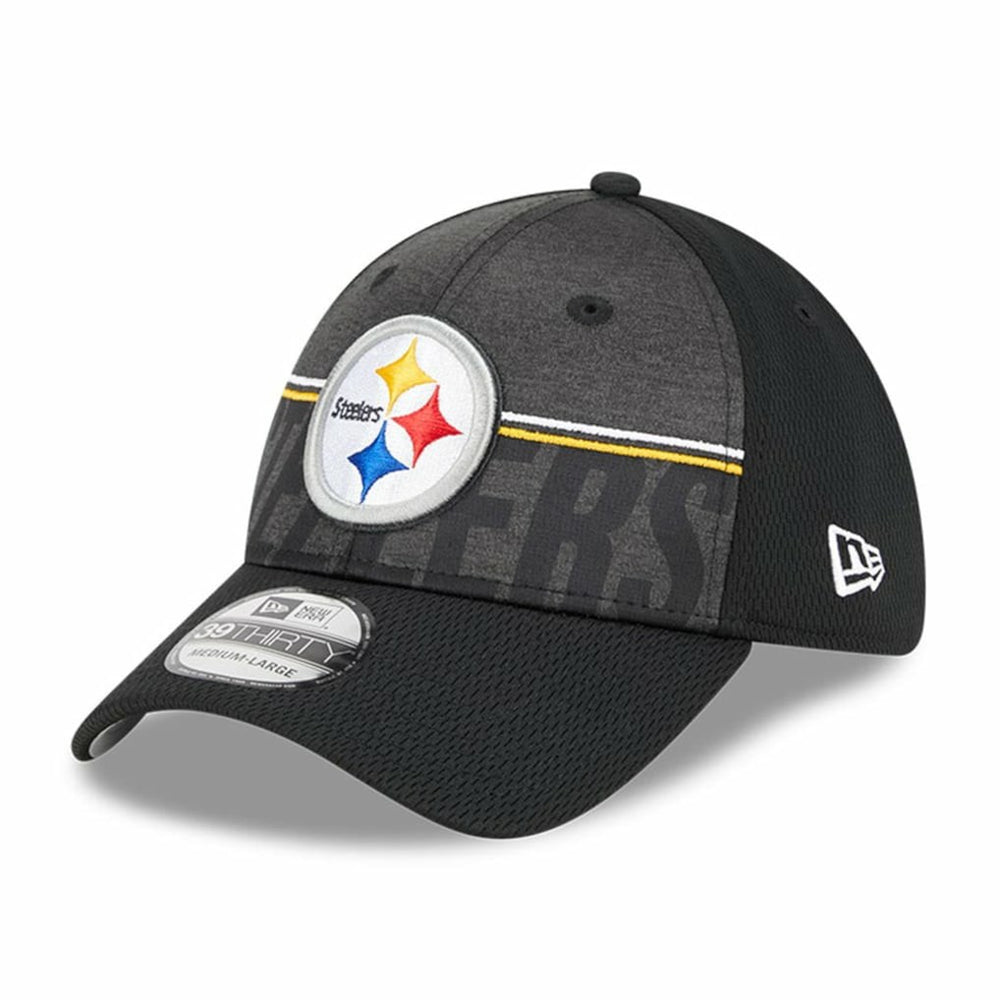 Pittsburgh Steelers New Era 2023 NFL Training Camp 39THIRTY Flex Hat - Black discount