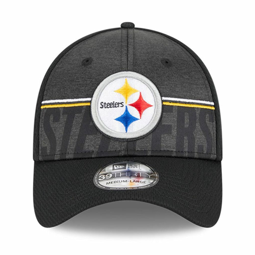 Pittsburgh Steelers New Era 2023 NFL Training Camp 39THIRTY Flex Hat - Black discount