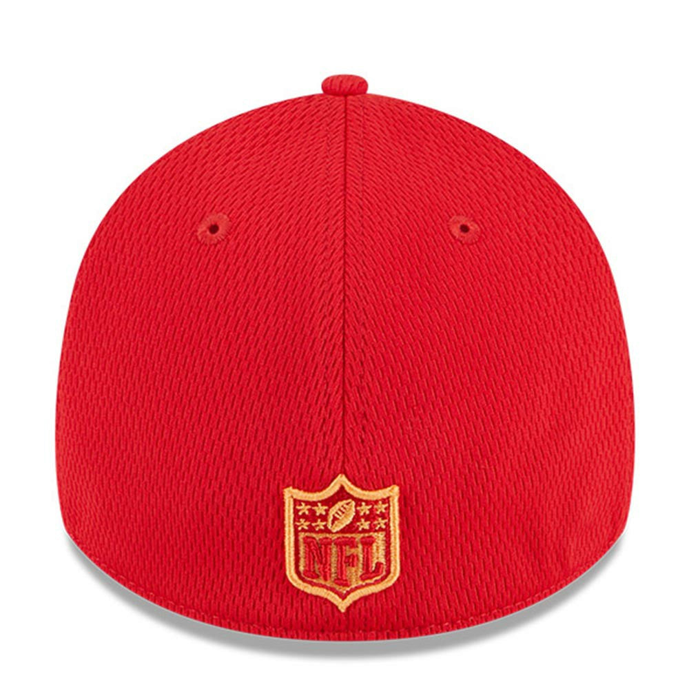 Tampa Bay Buccaneers New Era 2023 NFL Training Camp Throwback 39THIRTY Flex Hat - Red discount