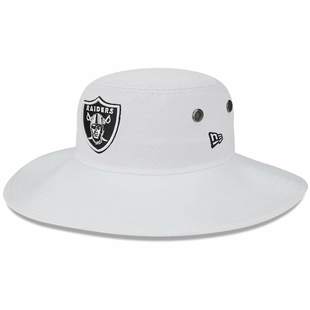 Las Vegas Raiders New Era 2023 NFL Training Camp Panama Bucket Hat - White for sale