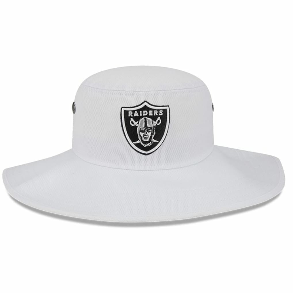 Las Vegas Raiders New Era 2023 NFL Training Camp Panama Bucket Hat - White for sale