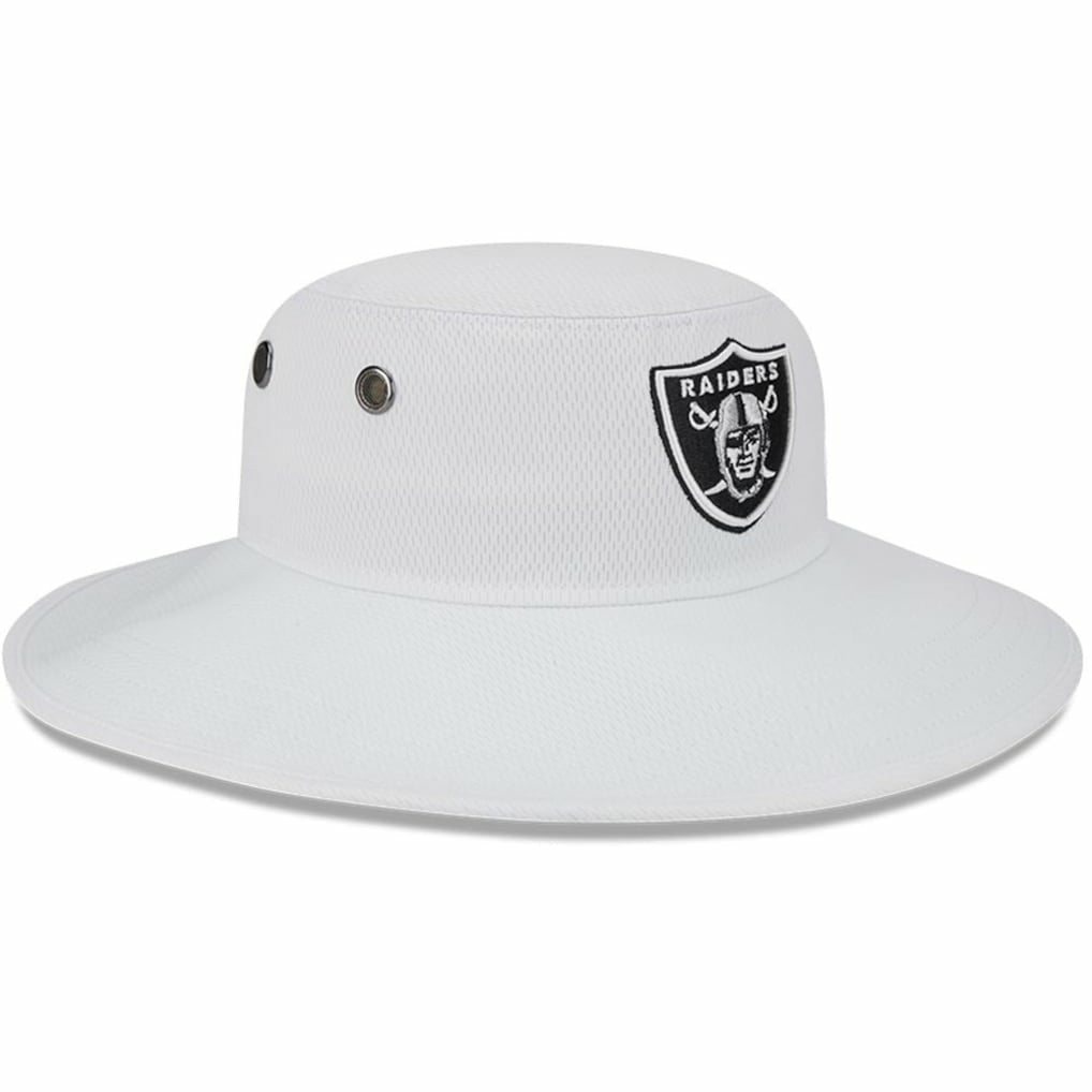 Las Vegas Raiders New Era 2023 NFL Training Camp Panama Bucket Hat - White for sale