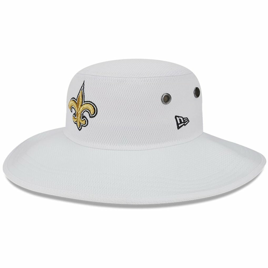 New Orleans Saints New Era 2023 NFL Training Camp Panama Bucket Hat - White discount
