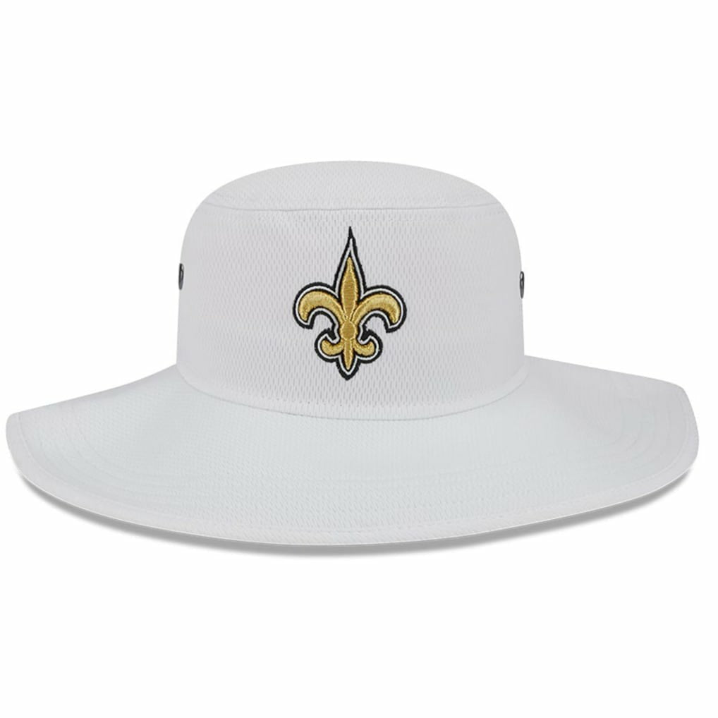 New Orleans Saints New Era 2023 NFL Training Camp Panama Bucket Hat - White discount