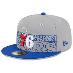 Philadelphia 76ers 2023 NBA Draft Two-Tone 59FIFTY Fitted Hat - Gray/Royal | New Era online