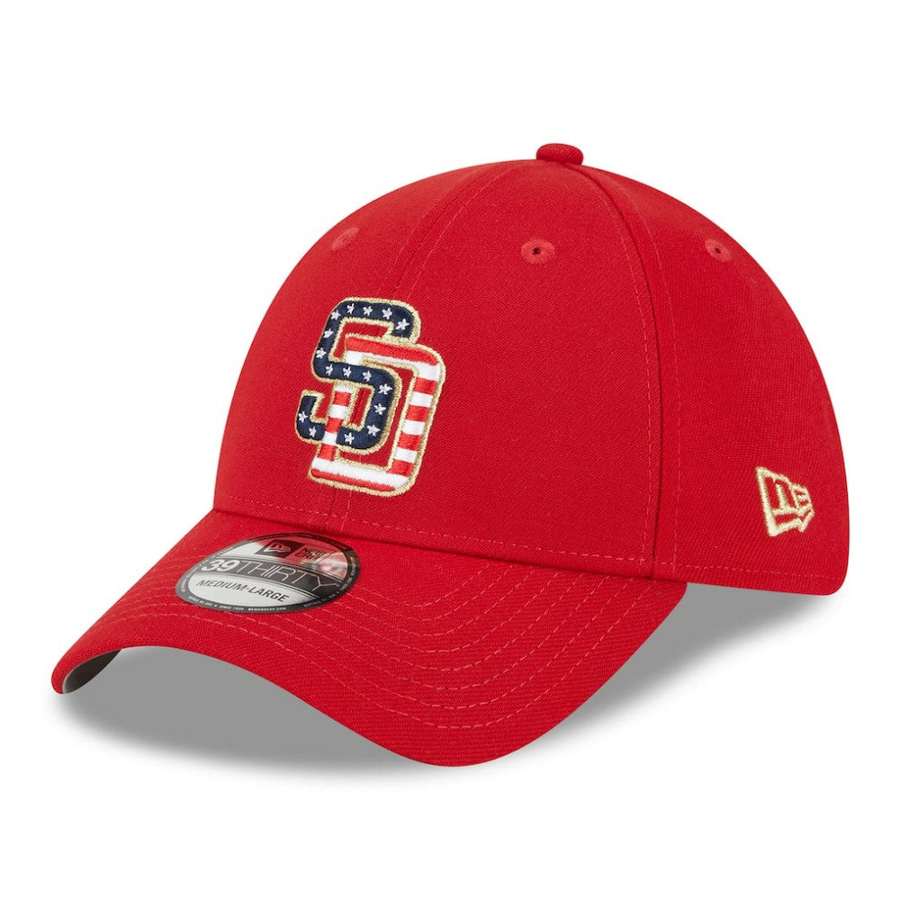 San Diego Padres 2023 Fourth of July 39THIRTY Flex Hat - Red | New Era