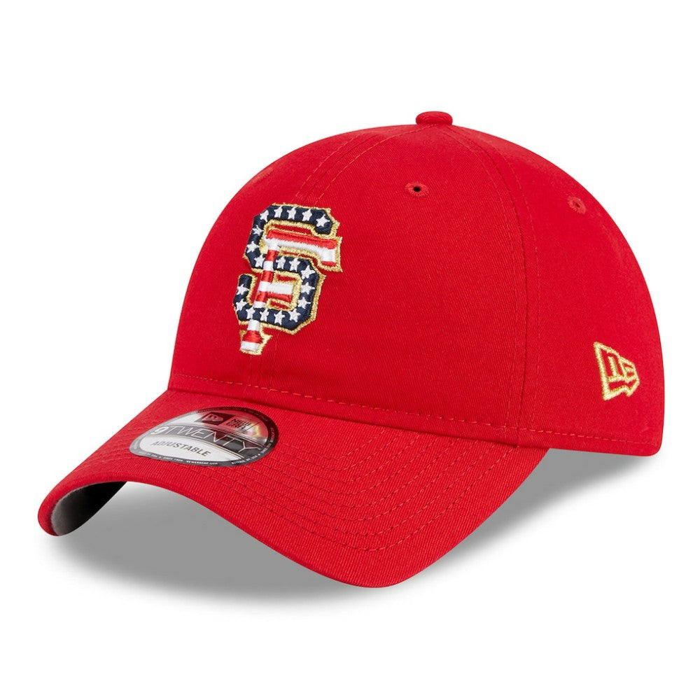 San Francisco Giants 2023 Fourth of July 9TWENTY Adjustable Hat - Red | New Era