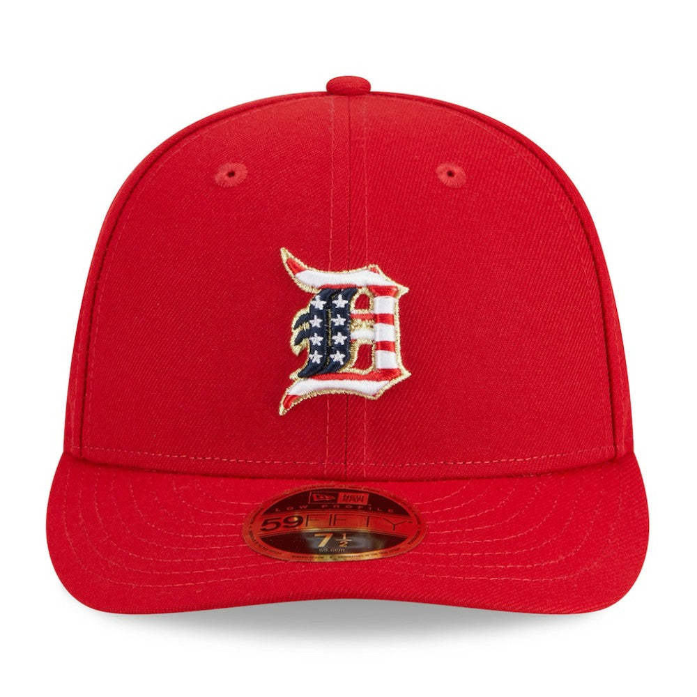 Detroit Tigers 2023 Fourth of July Low Profile 59FIFTY Fitted Hat - Red | New Era