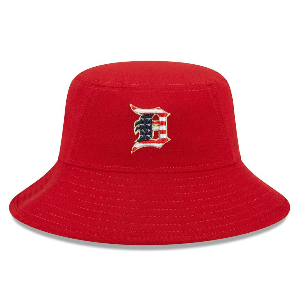 Detroit Tigers 2023 Fourth of July Bucket Hat - Red | New Era
