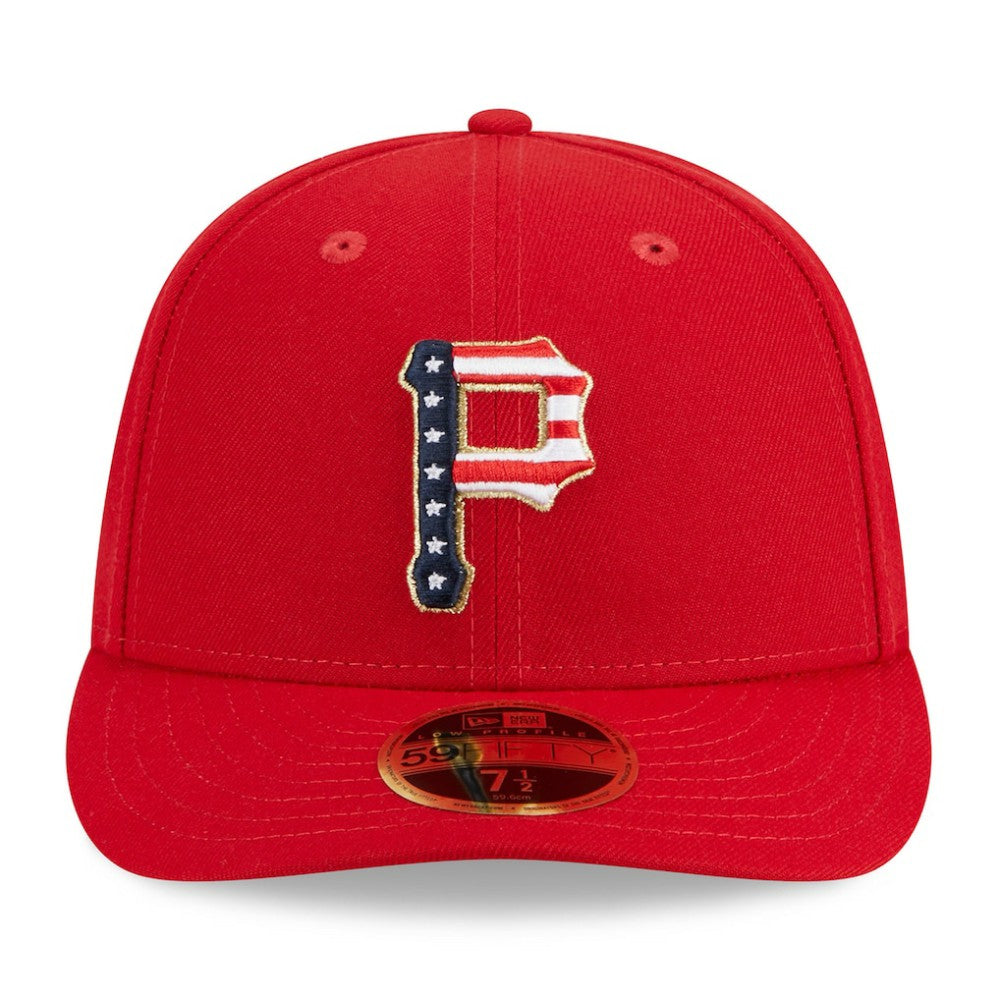 Pittsburgh Pirates 2023 Fourth of July Low Profile 59FIFTY Fitted Hat - Red | New Era