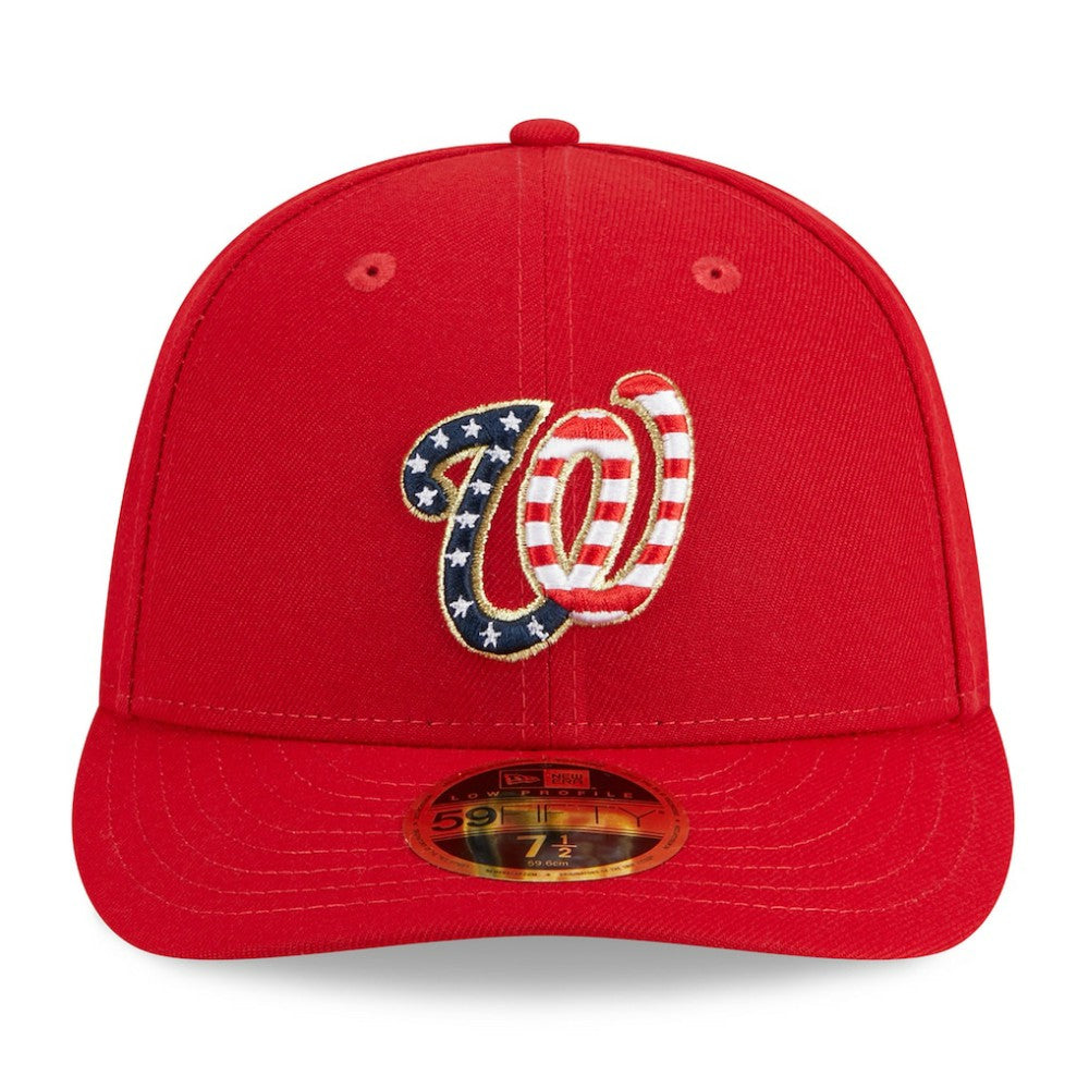 Washington Nationals 2023 Fourth of July Low Profile 59FIFTY Fitted Hat - Red | New Era