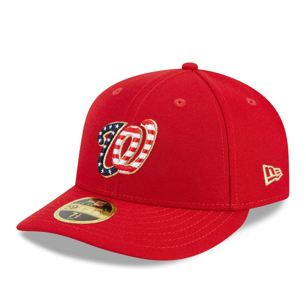 Washington Nationals 2023 Fourth of July Low Profile 59FIFTY Fitted Hat - Red | New Era