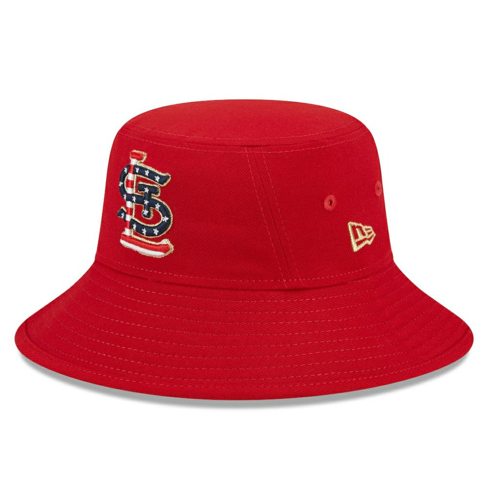 St. Louis Cardinals 2023 Fourth of July Bucket Hat - Red | New Era