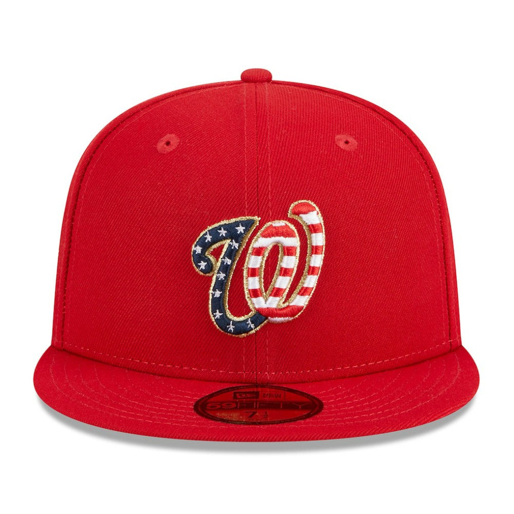 Washington Nationals 2023 Fourth of July 59FIFTY Fitted Hat - Red | New Era