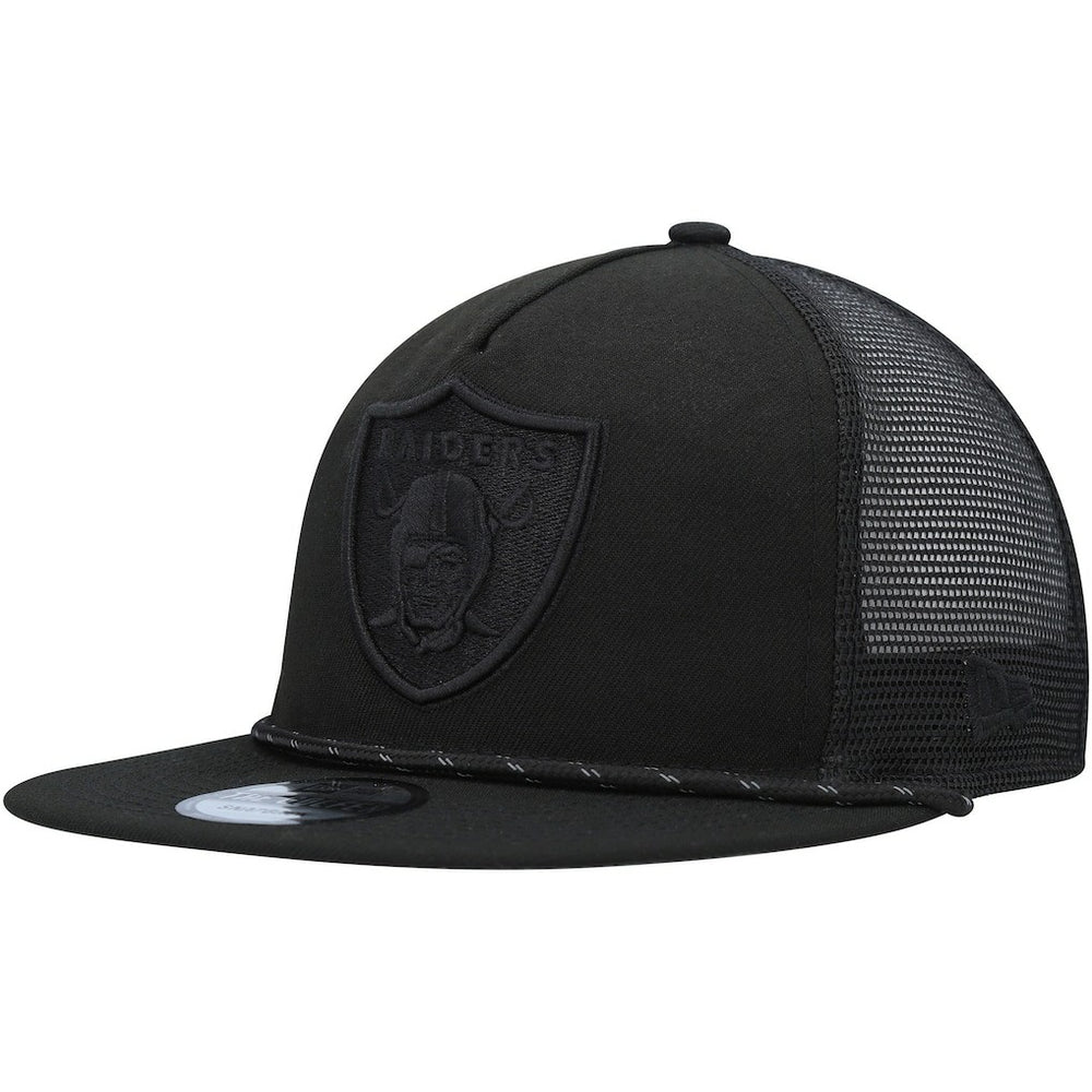 Las Vegas Raiders New Era Illumination Golfer Snapback Trucker Hat - Black on sale