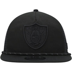 Las Vegas Raiders New Era Illumination Golfer Snapback Trucker Hat - Black on sale