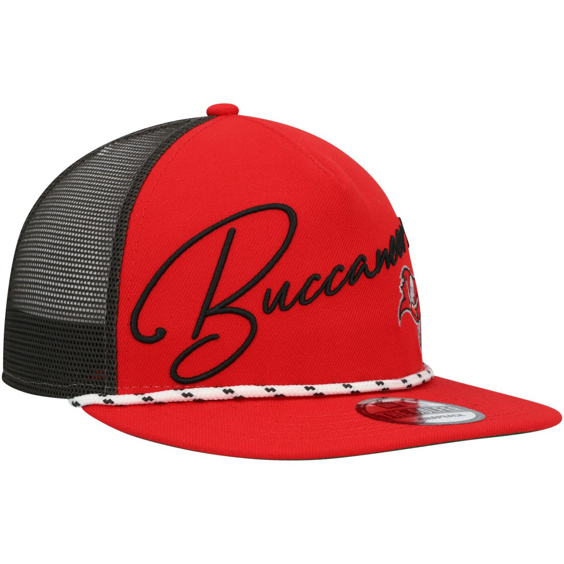 Tampa Bay Buccaneers New Era Script Logo Golfer 9FIFTY Snapback Hat - Red outlet