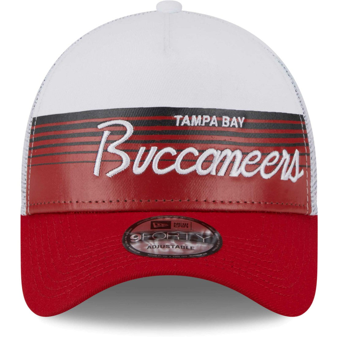 Tampa Bay Buccaneers New Era Horizon A-Frame 9FORTY Snapback Hat - Scarlet discount