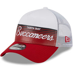 Tampa Bay Buccaneers New Era Horizon A-Frame 9FORTY Snapback Hat - Scarlet discount