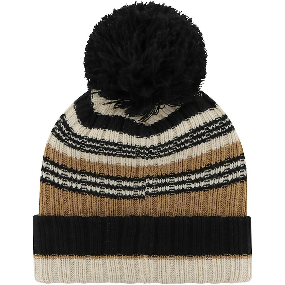 Las Vegas Raiders '47 Women's Barista Cuffed Knit Hat with Pom - Natural online