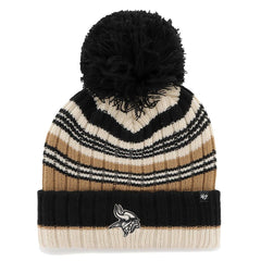 Minnesota Vikings '47 Women's Barista Cuffed Knit Hat with Pom - Natural online