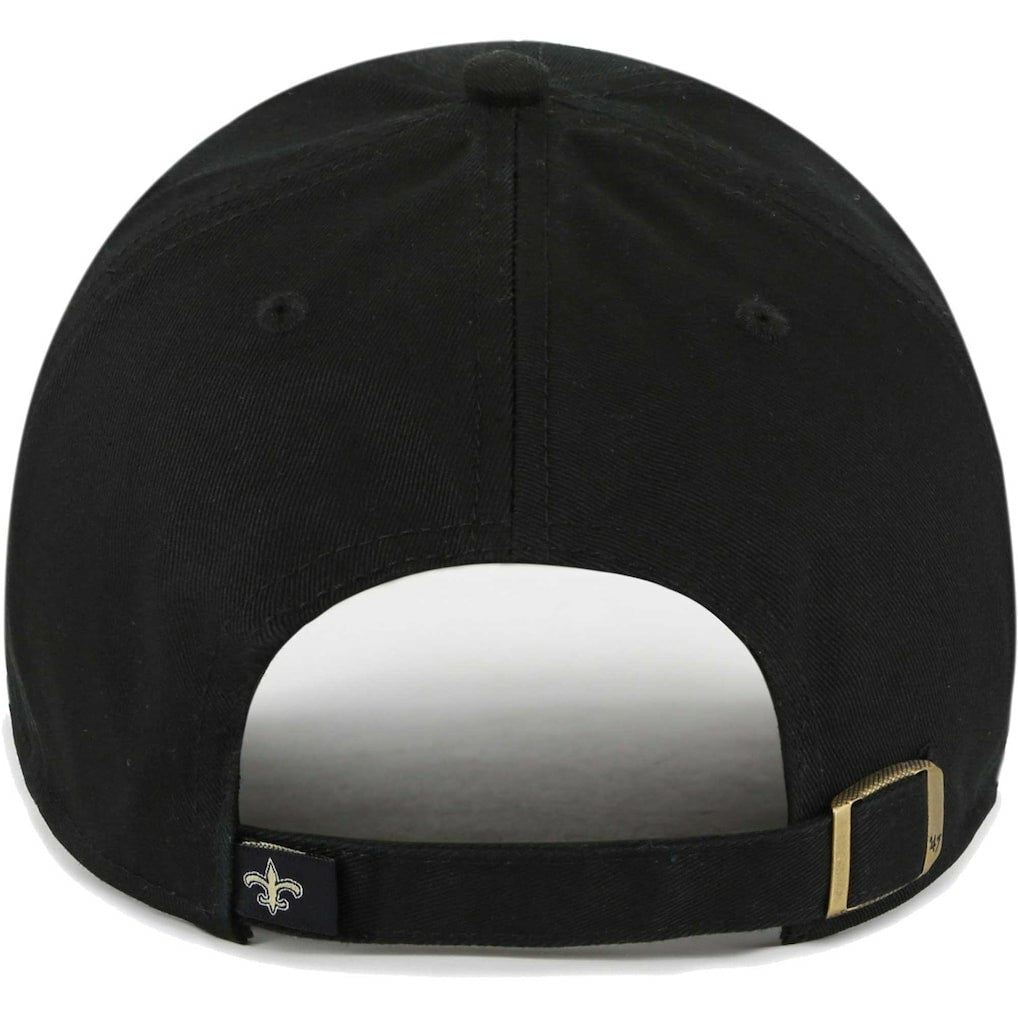New Orleans Saints '47 Women's Sidney Clean Up Adjustable Hat - Black for sale