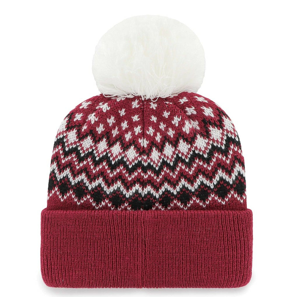 Arizona Cardinals '47 Women's Elsa Cuffed Knit Hat with Pom - Cardinal cheap