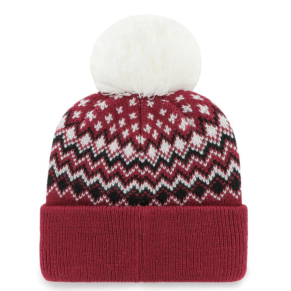 Arizona Cardinals '47 Women's Elsa Cuffed Knit Hat with Pom - Cardinal cheap