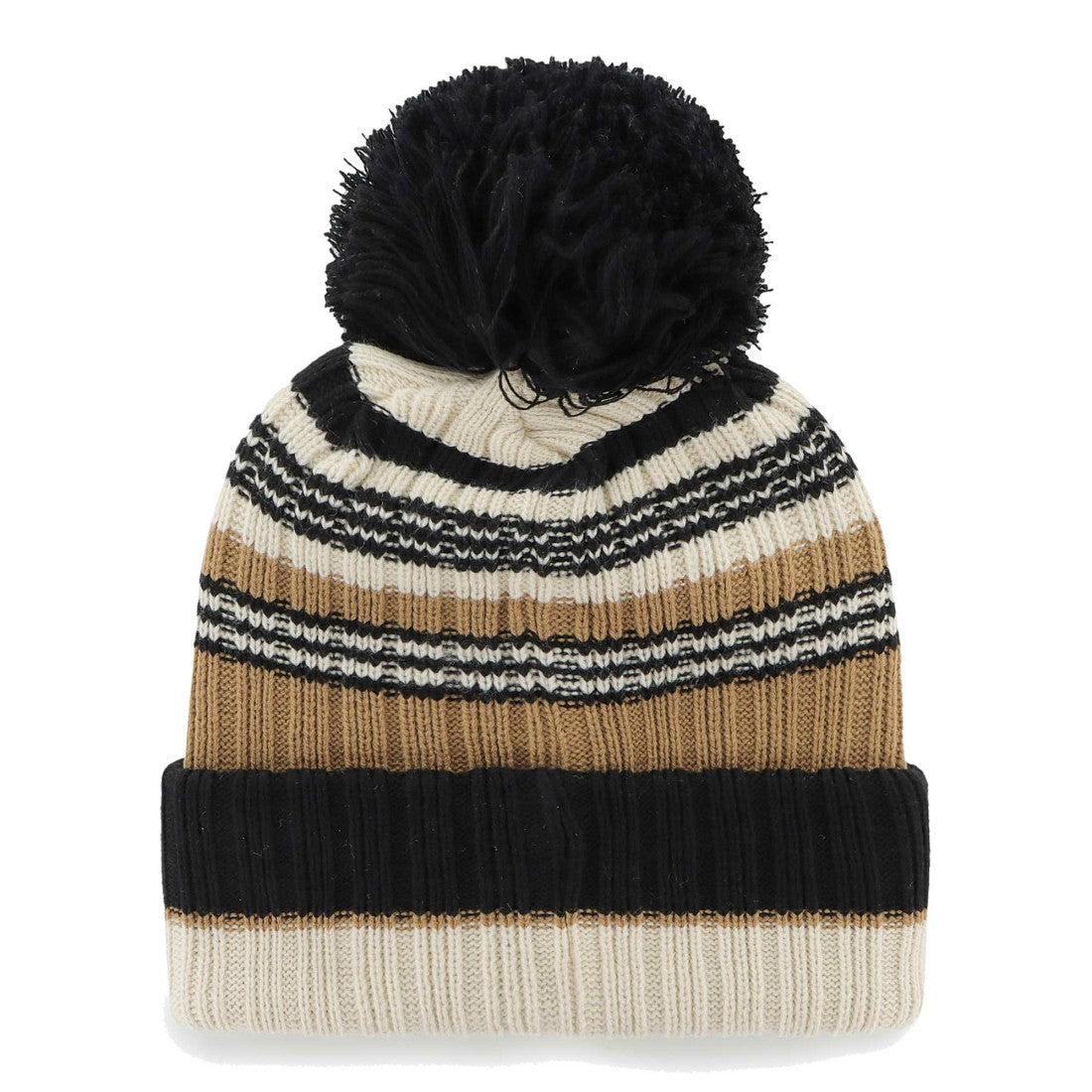 Tampa Bay Buccaneers '47 Women's Barista Cuffed Knit Hat with Pom - Natural for sale
