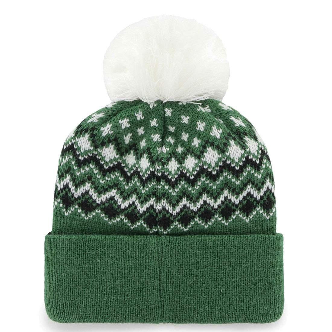 New York Jets '47 Women's Elsa Cuffed Knit Hat with Pom - Green discount