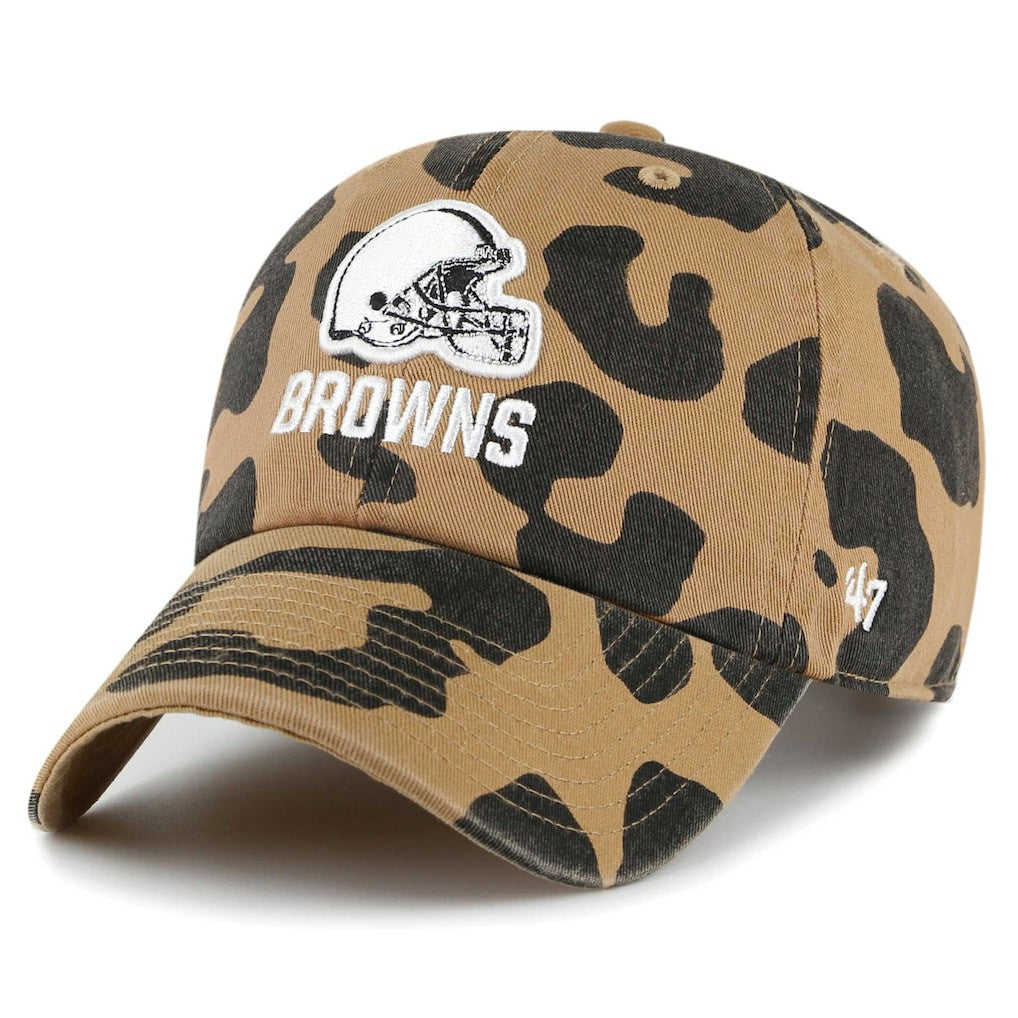 Cleveland Browns '47 Women's Rosette Clean Up Adjustable Hat - Tan outlet