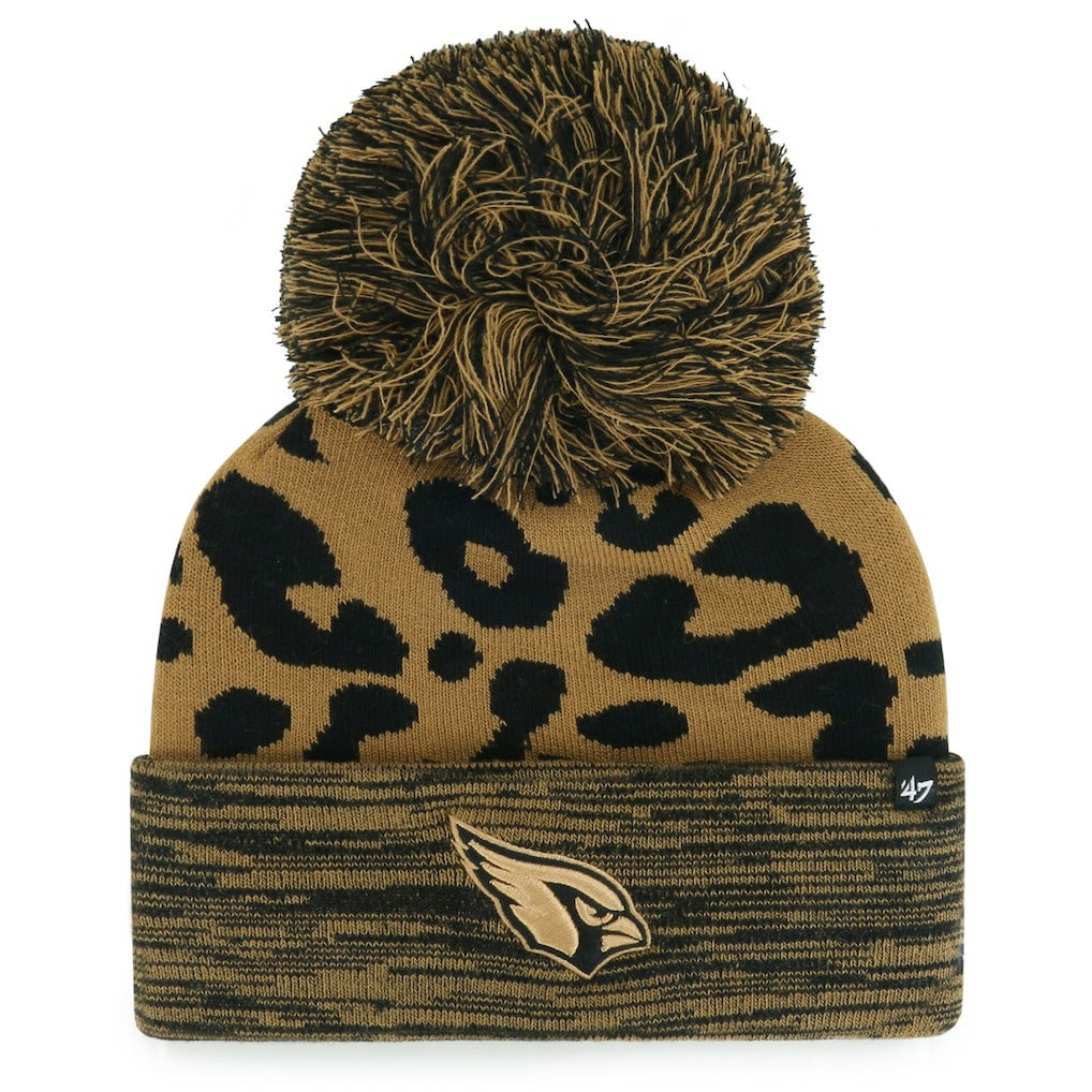 Arizona Cardinals '47 Women's Rosette Cuffed Knit Hat with Pom - Brown outlet