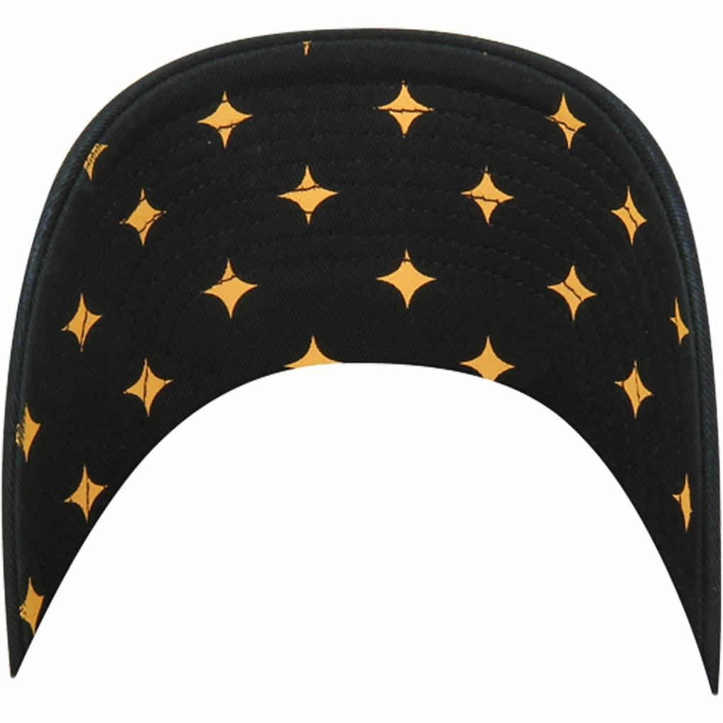 Pittsburgh Steelers '47 Women's Confetti Icon Clean Up Adjustable Hat - Black discount