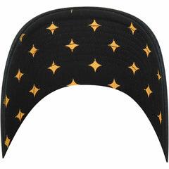 Pittsburgh Steelers '47 Women's Confetti Icon Clean Up Adjustable Hat - Black discount