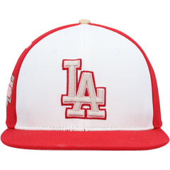 Los Angeles Dodgers Pro Standard Strawberry Ice Cream Drip Snapback Hat - White/Red