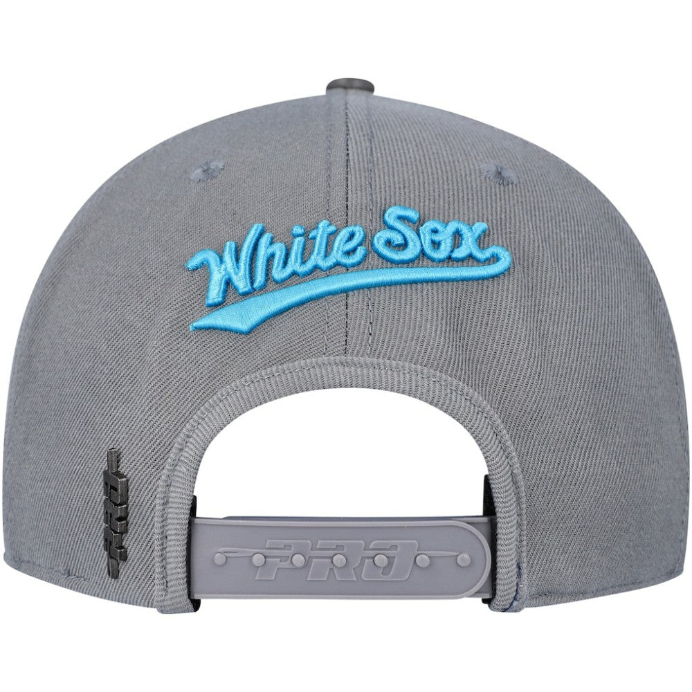 Chicago White Sox Pro Standard Washed Neon Snapback Hat - Gray