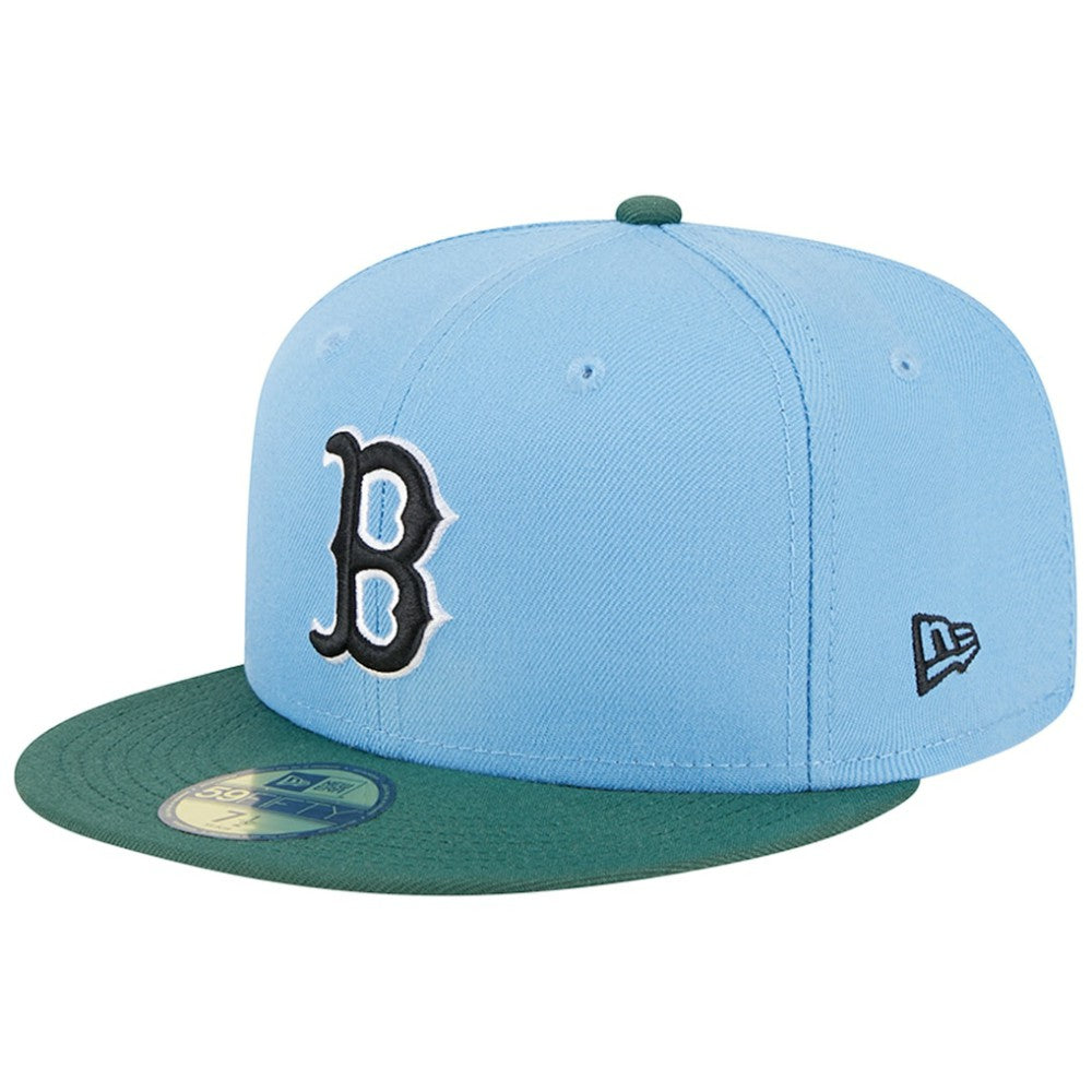 Boston Red Sox 2007 World Series 59FIFTY Fitted Hat - Sky Blue/Cilantro | New Era