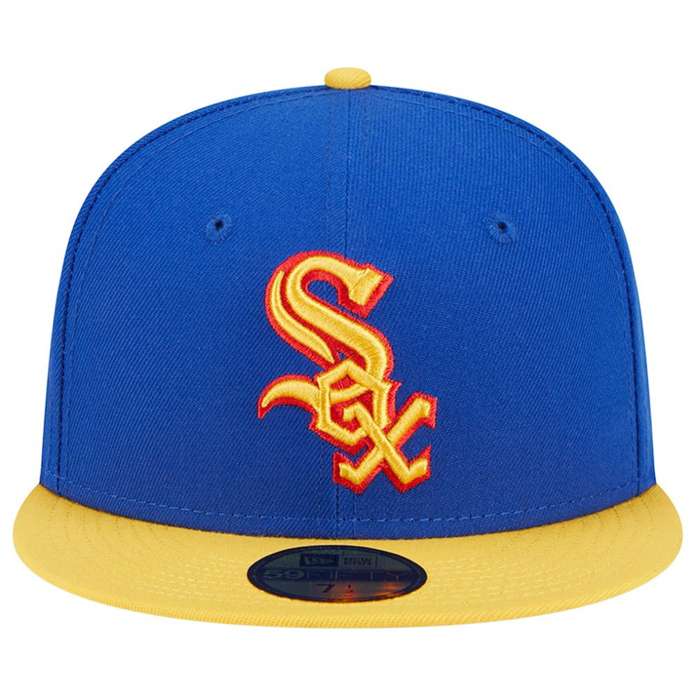 Chicago White Sox Empire 59FIFTY Fitted Hat - Royal/Yellow | New Era
