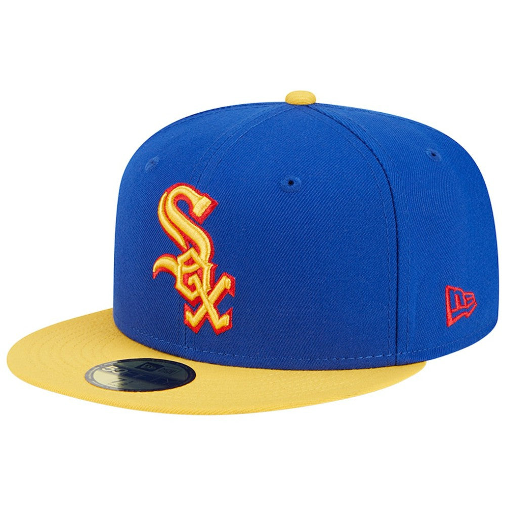Chicago White Sox Empire 59FIFTY Fitted Hat - Royal/Yellow | New Era