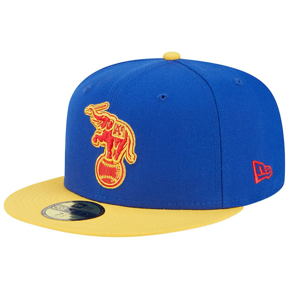 Athletics Empire 59FIFTY Fitted Hat - Royal/Yellow | New Era