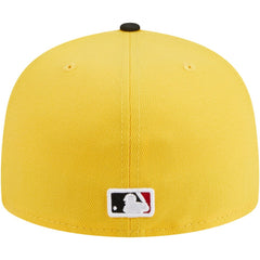 Chicago White Sox Grilled 59FIFTY Fitted Hat - Yellow/Black | New Era
