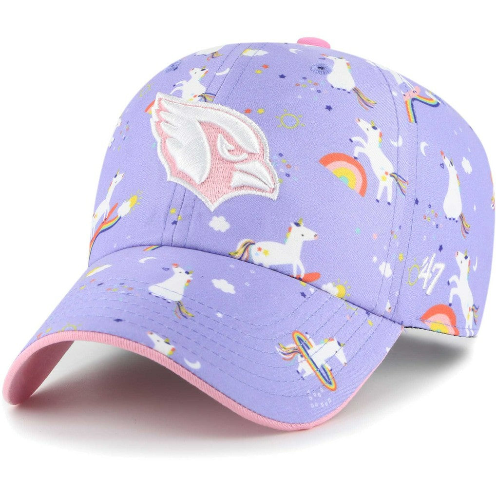 Arizona Cardinals '47 Girls Preschool Unicorn Clean Up Adjustable Hat - Lavender sale