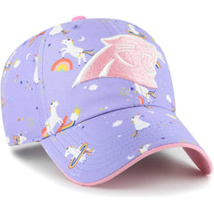 Carolina Panthers '47 Girls Preschool Unicorn Clean Up Adjustable Hat - Lavender sale