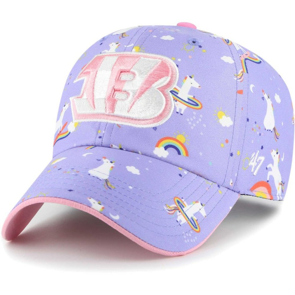 Cincinnati Bengals '47 Girls Preschool Unicorn Clean Up Adjustable Hat - Lavender sale
