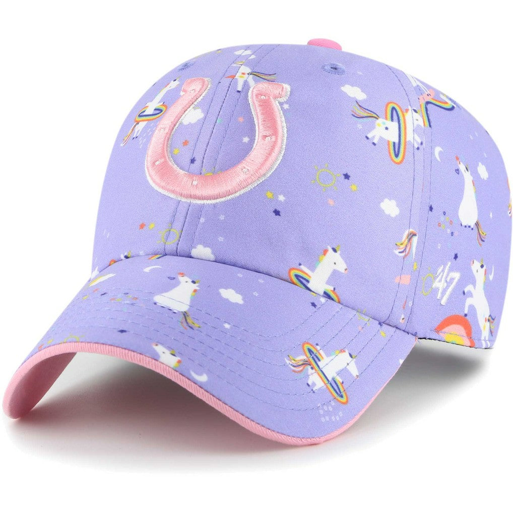 Indianapolis Colts '47 Girls Preschool Unicorn Clean Up Adjustable Hat - Lavender discount