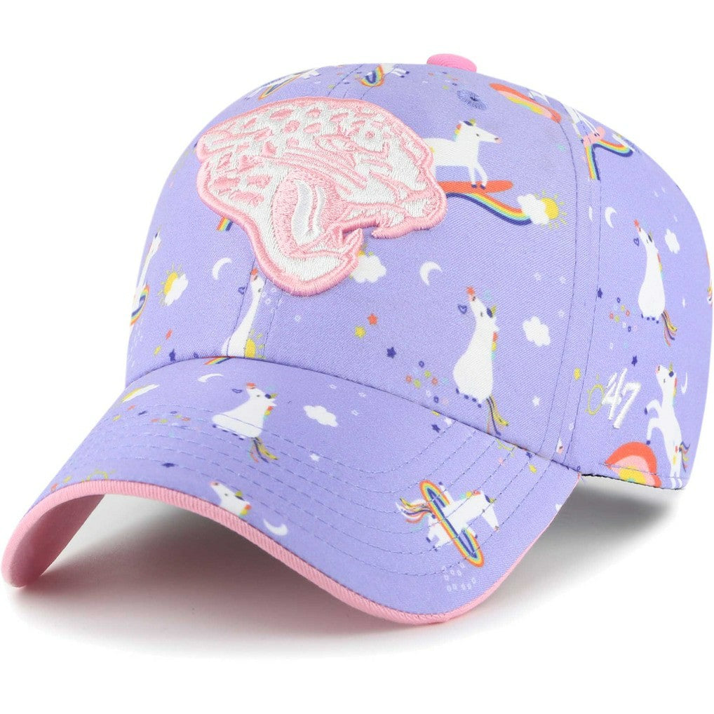 Jacksonville Jaguars '47 Girls Preschool Unicorn Clean Up Adjustable Hat - Lavender online