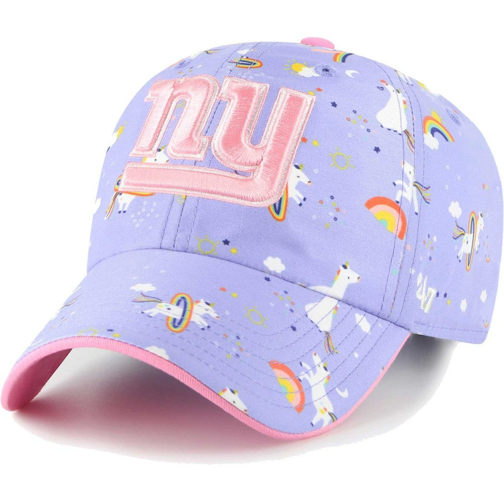 New York Giants '47 Girls Preschool Unicorn Clean Up Adjustable Hat - Lavender online