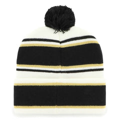 New Orleans Saints '47 Youth Stripling Cuffed Knit Hat with Pom - White discount